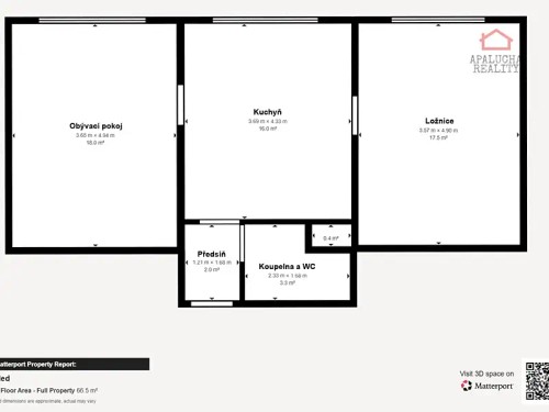 Prodaný  byt 2+1 52 m²