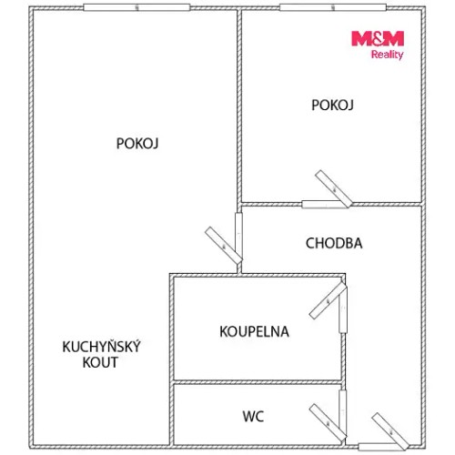 Prodaný byt 2+kk 41 m²