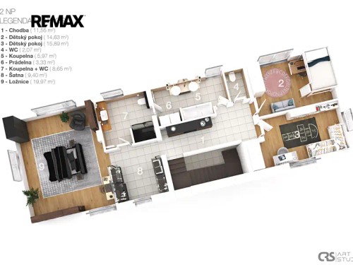 Prodej domu 213 m², pozemek 1614 m²