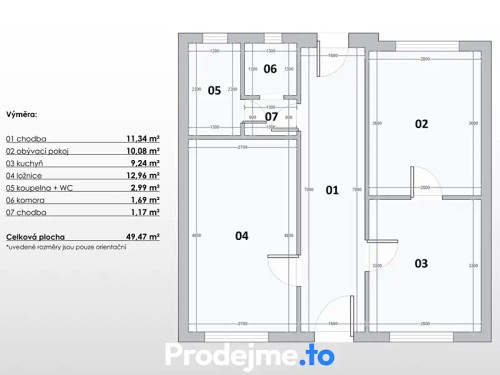 Prodej domu 50 m², pozemek 207 m²
