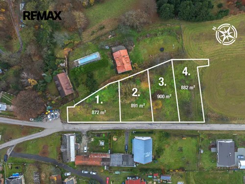 Prodej stavebního pozemku 900 m²