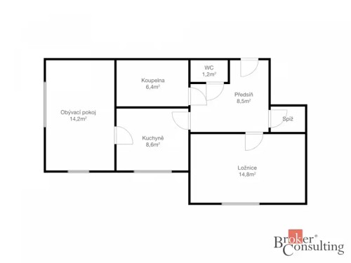 Prodej bytu 2+1 65 m²