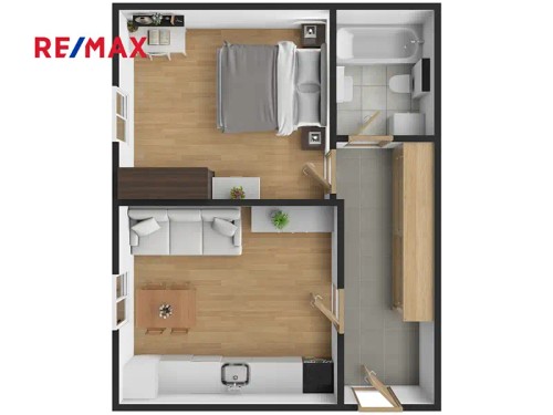 Prodaný byt 1+1 40 m²