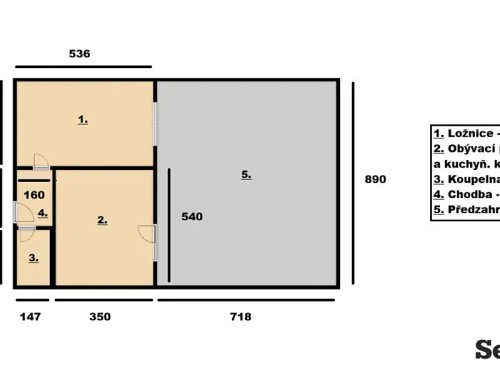 Prodej bytu 2+kk 48 m²