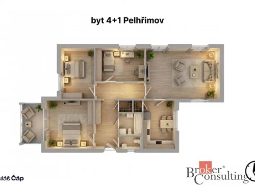 Prodaný  byt 4+1 70 m²