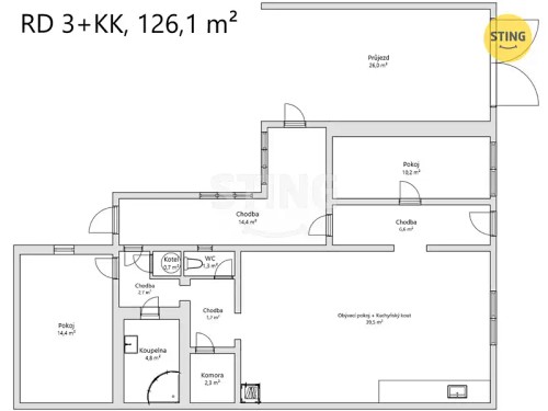 Prodej domu 99 m², pozemek 597 m²