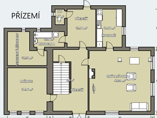 Prodaná chata 350 m², pozemek 2857 m²