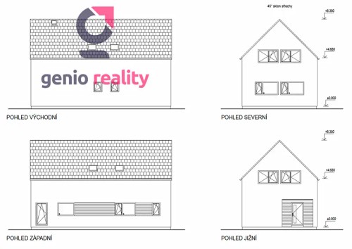Prodej projektu 143 m², pozemek 924 m²