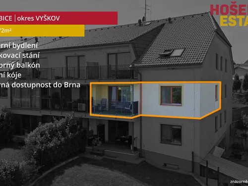 Prodaný byt 3+kk 63 m²