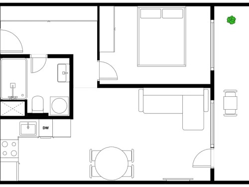 Prodaný byt 2+kk 48 m²