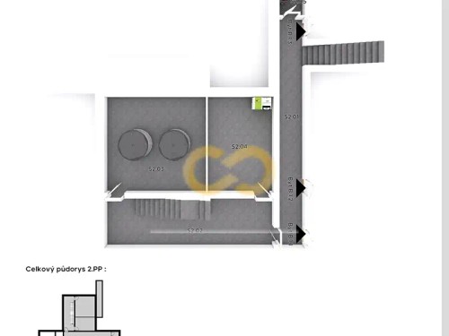 Prodej bytu 3+kk 55 m²