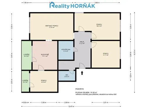 Prodej bytu 4+1 83 m²