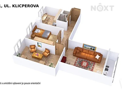 Prodaný byt 3+1 60 m²