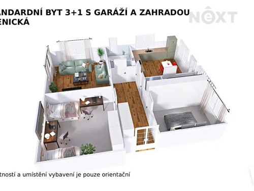 Prodej bytu 3+1 107 m²