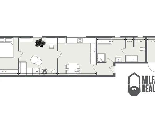 Prodaný byt 2+1 60 m²