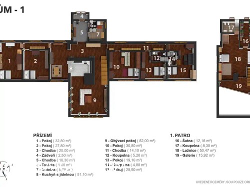 Prodej domu 430 m², pozemek 5681 m²