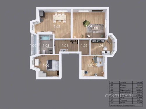 Prodej bytu 4+1 101 m²