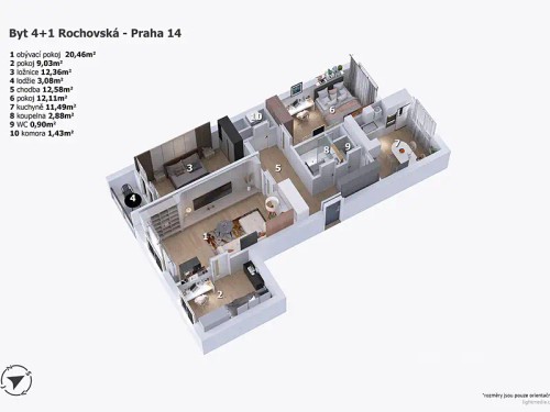 Prodaný byt 4+1 83 m²