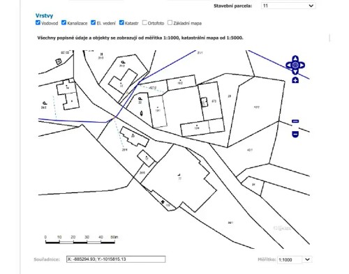 Prodej stavebního pozemku 3689 m²