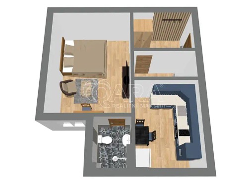 Prodaný  byt 1+1 37 m²