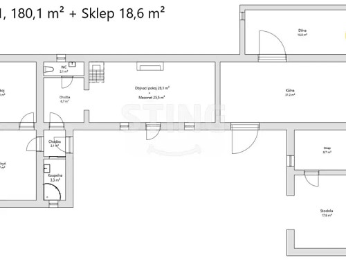 Prodej domu 90 m², pozemek 1863 m²