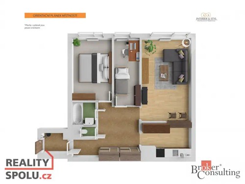 Prodaný byt 3+kk 69 m²