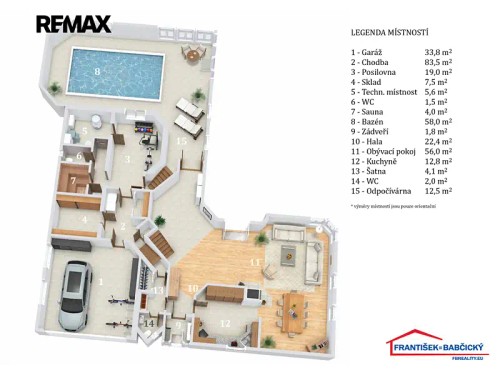 Prodej domu 500 m², pozemek 2240 m²