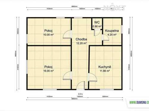 Prodej chalupy 55 m², pozemek 610 m²