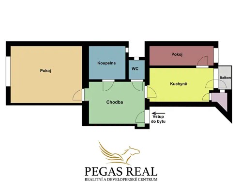Prodej bytu 2+1 57 m²