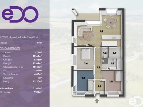 Prodej domu 102 m², pozemek 604 m²
