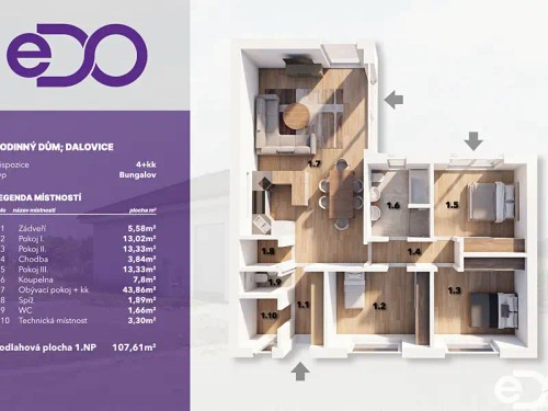 Prodej domu 108 m², pozemek 700 m²
