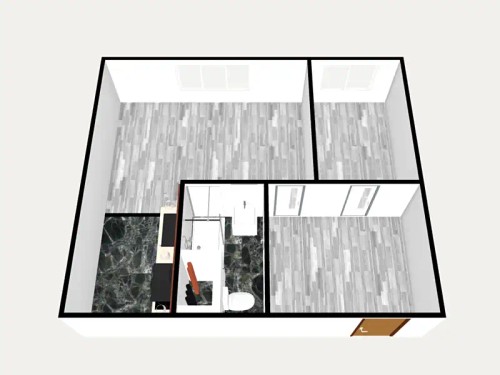 Prodaný byt 2+kk 47 m²