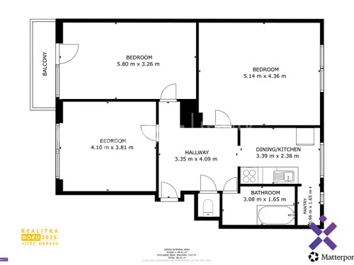 Prodej bytu 3+1 86 m²