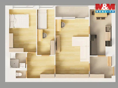 Prodaný byt 3+1 68 m²