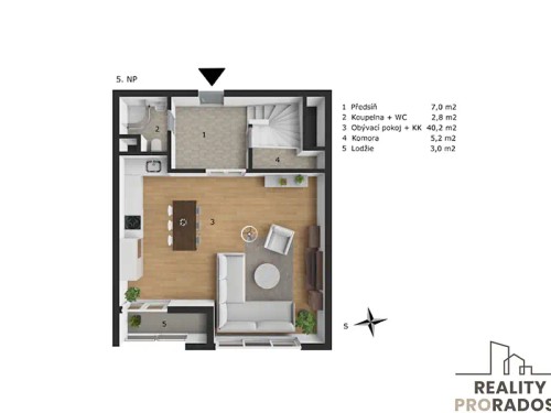Prodej bytu 4+kk 167 m²