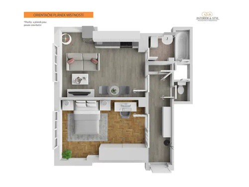 Prodej bytu 2+kk 43 m²