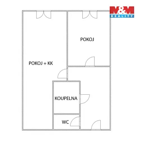 Prodaný byt 2+kk 41 m²