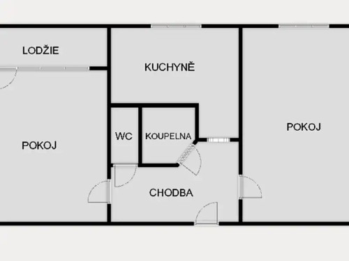 Prodej bytu 2+1 64 m²