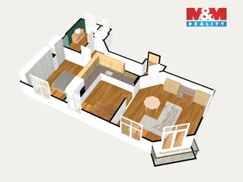 Prodaný byt 2+1 96 m²