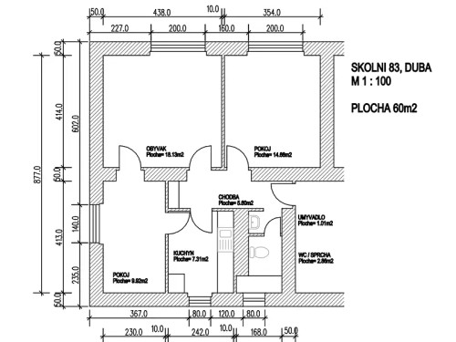 Prodaný byt 3+1 60 m²