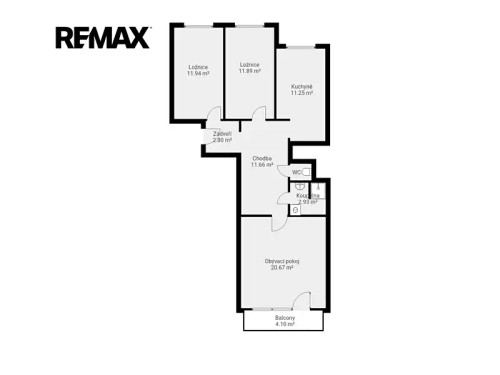 Prodej bytu 3+1 73 m²