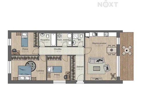 Prodej domu 97 m², pozemek 799 m²