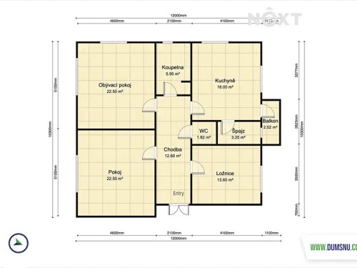 Prodej bytu 3+1 107 m²