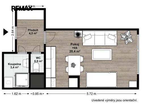 Prodej bytu 1+kk 29 m²