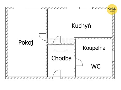Prodej bytu 1+1 28 m²