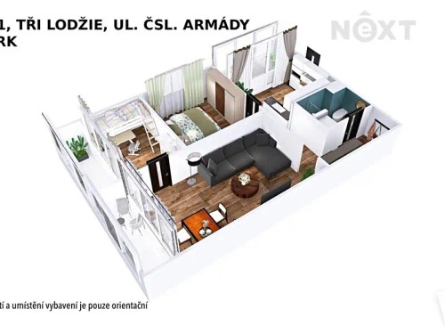 Prodaný byt 3+1 60 m²