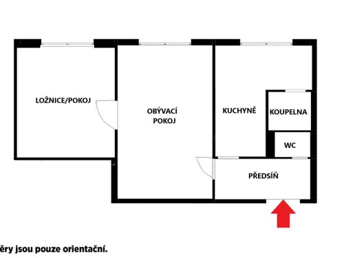 Prodaný byt 2+1 52 m²