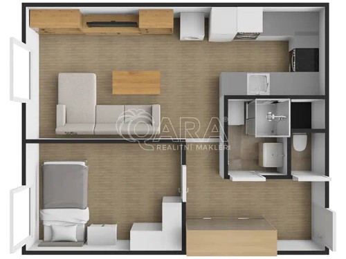 Prodaný byt 2+kk 41 m²