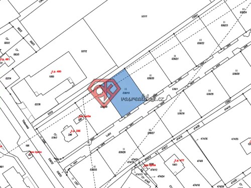 Prodej stavebního pozemku 869 m²