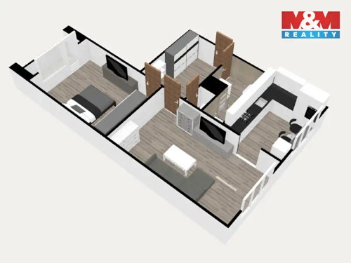 Prodaný byt 2+1 68 m²